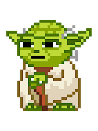 pixel art star wars