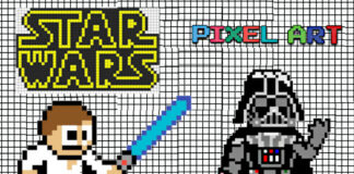 pixel art star wars