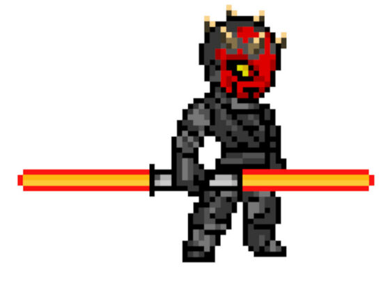 pixel art star wars