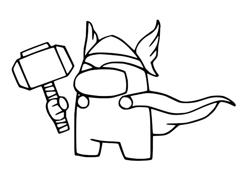 amongus coloriage
