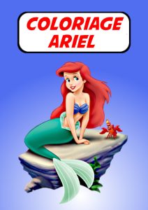 ariel coloriage