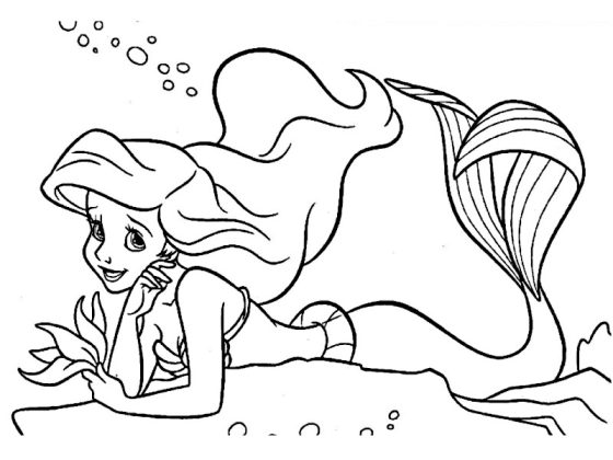 Coloriage Ariel : 40 images à imprimer