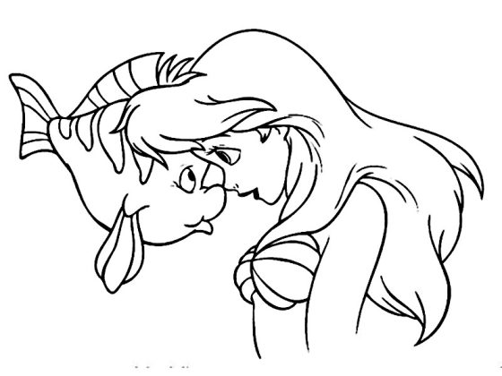 Coloriage Ariel : 40 images à imprimer