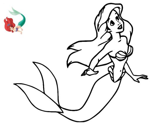 Coloriage Ariel : 40 images à imprimer