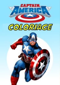 coloriage captain america