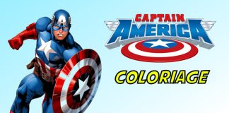 coloriage captain america