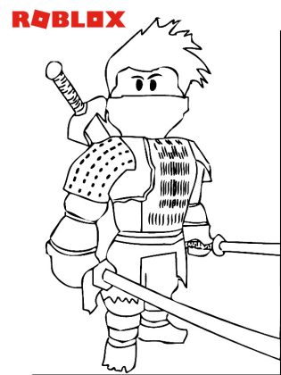coloriage de roblox