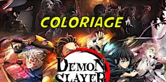 coloriage demon slayer