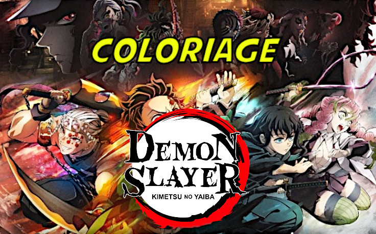 coloriage demon slayer