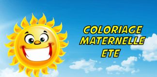 coloriage été maternelle
