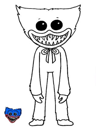 coloriage huggy wuggy