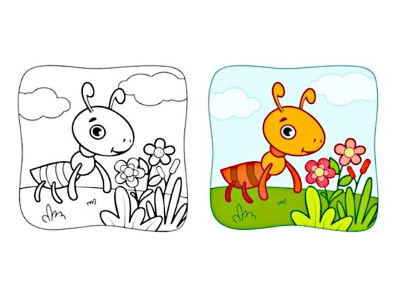 coloriage maternelle printemps