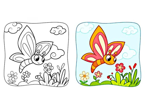 coloriage maternelle printemps