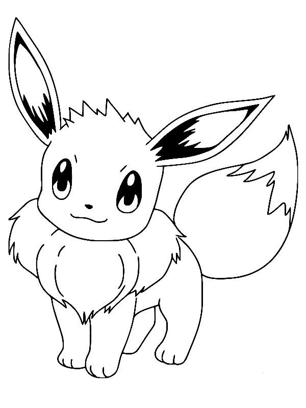 Coloriage pokemon eevee evolutions mega Dessin à Imprimer