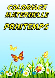 coloriage printemps maternelle