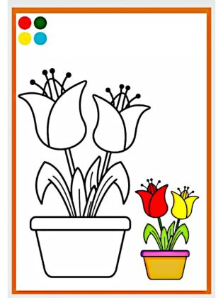 coloriage printemps maternelle