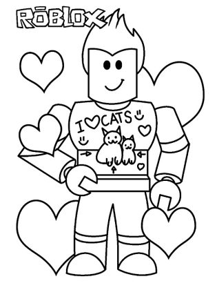 coloriage roblox adopt me