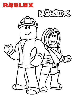dessin roblox a imprimer