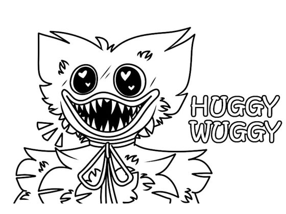 huggy wuggy coloriage