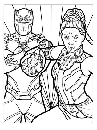 coloriage black panther
