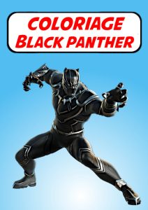 coloriage black panther