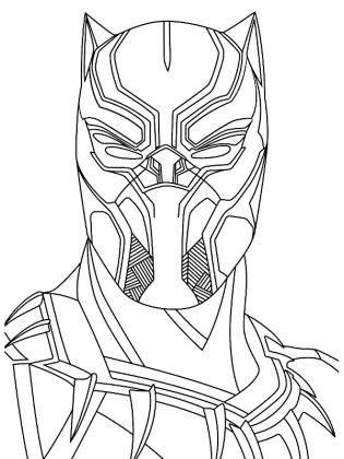 coloriage black panther