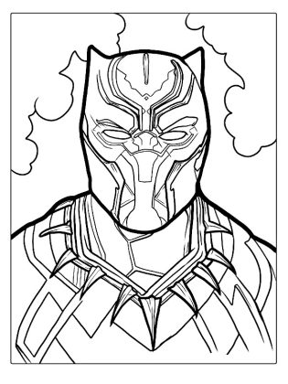 coloriage black panther