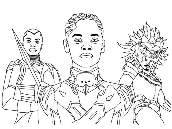 coloriage black panther