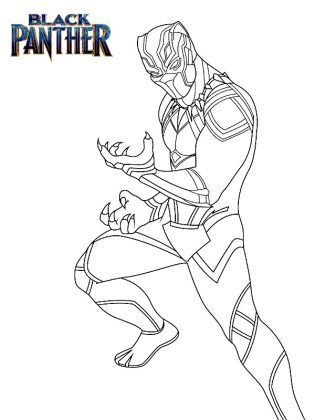 coloriages black panther