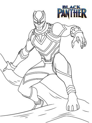 dessin black panther
