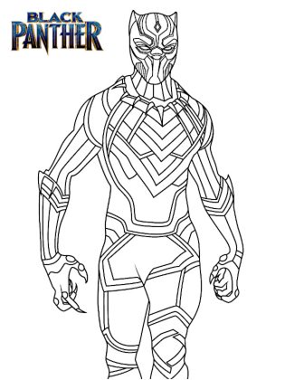 dessin black panther