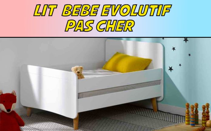 lit bébé évolutif pas cher