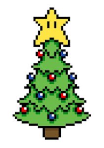 pixel art noel