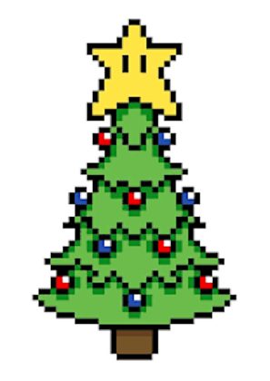 pixel art noel