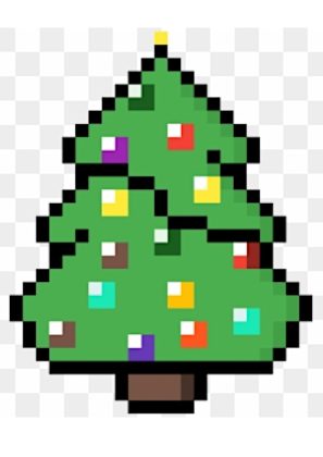 pixel art sapin