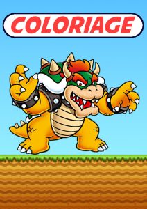 coloriage bowser