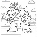 coloriage bowser fury