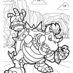 coloriage bowser fury