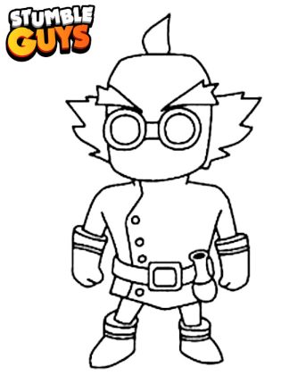 coloriage stumble guys