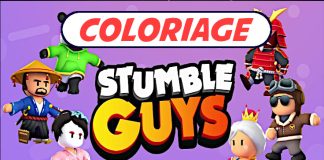 coloriage stumble guys
