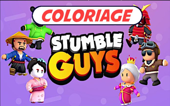 coloriage stumble guys