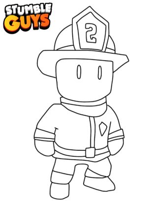 coloriage stumble guys special