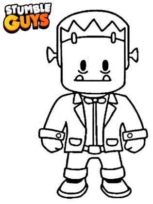 coloriage stumble guys à imprimer