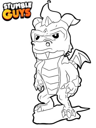 coloriage stumble guys