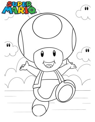 coloriage toad