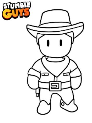 stumble guys à colorier