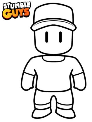 stumble guys à colorier