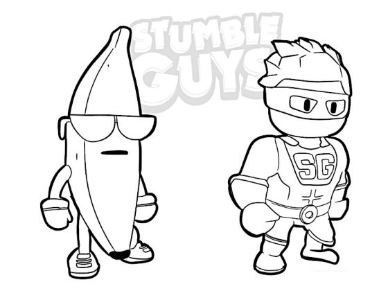 stumble guys coloriage