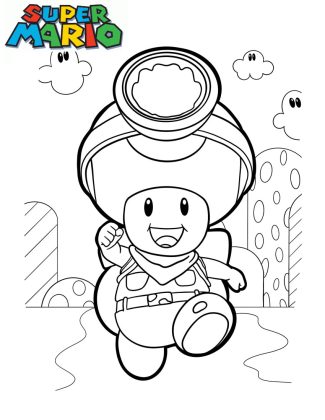 toad coloriage