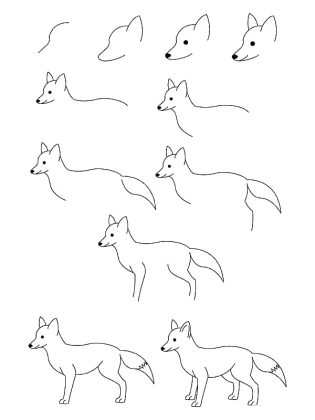 chien dessin facile